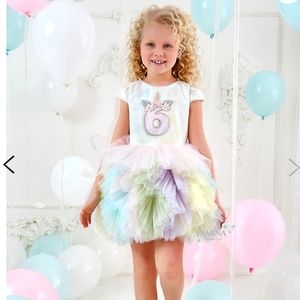 Unicorn birthday dress